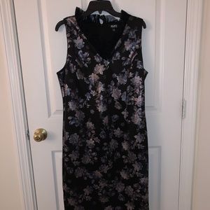 SLNY Black Cocktail Dress Size 14 Worn Once